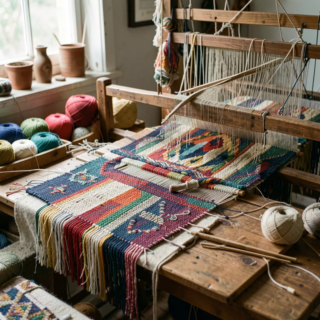 Structural pattern textile with strong geometric elements